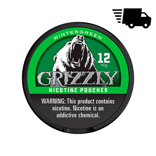 Grizzly Nicotine Pouches - Wintergreen