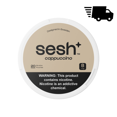 Sesh+ Nicotine Pouches - Cappuccino