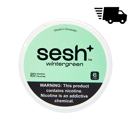 Sesh+ Nicotine Pouches - Wintergreen