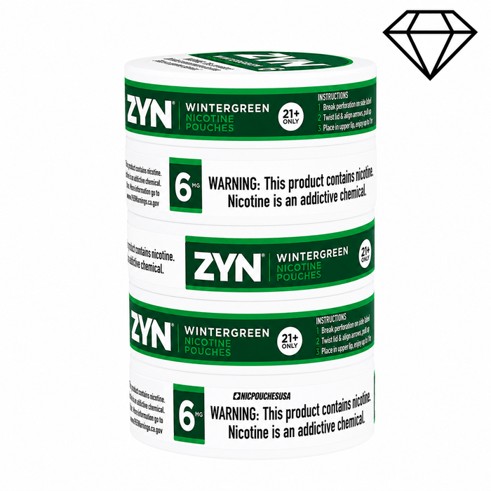 ZYN US Nicotine Pouches - Wintergreen