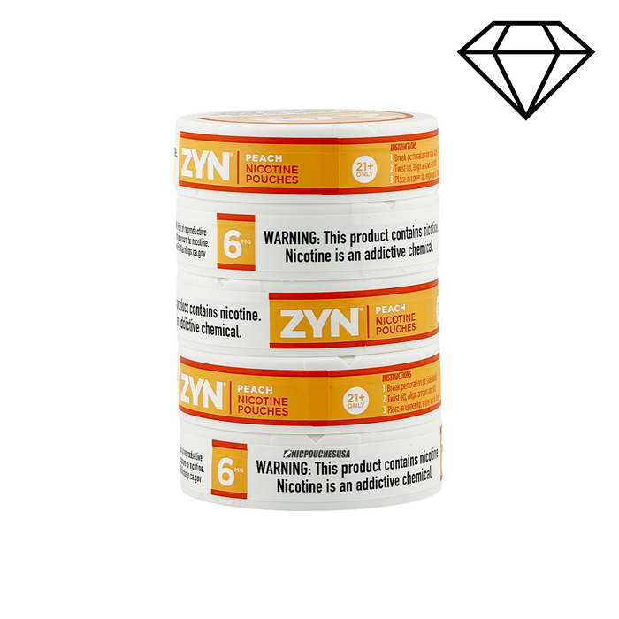 ZYN US Nicotine Pouches - Peach