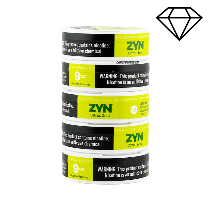 ZYN US Ultra Nicotine Pouches - Citrus Zest