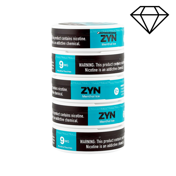 ZYN US Ultra Nicotine Pouches - Menthol Ice
