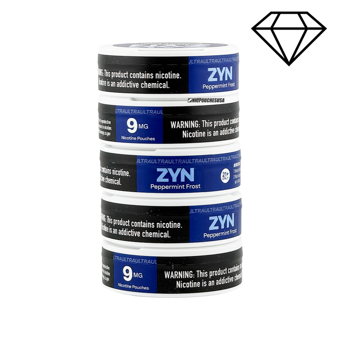 ZYN US Ultra Nicotine Pouches - Peppermint Frost