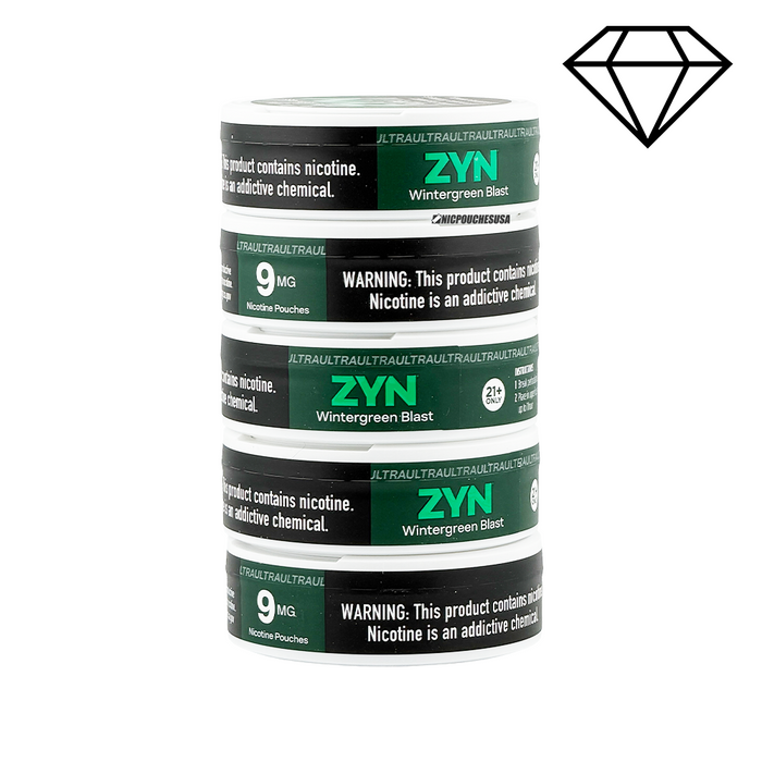 ZYN US Ultra Nicotine Pouches - Wintergreen Blast